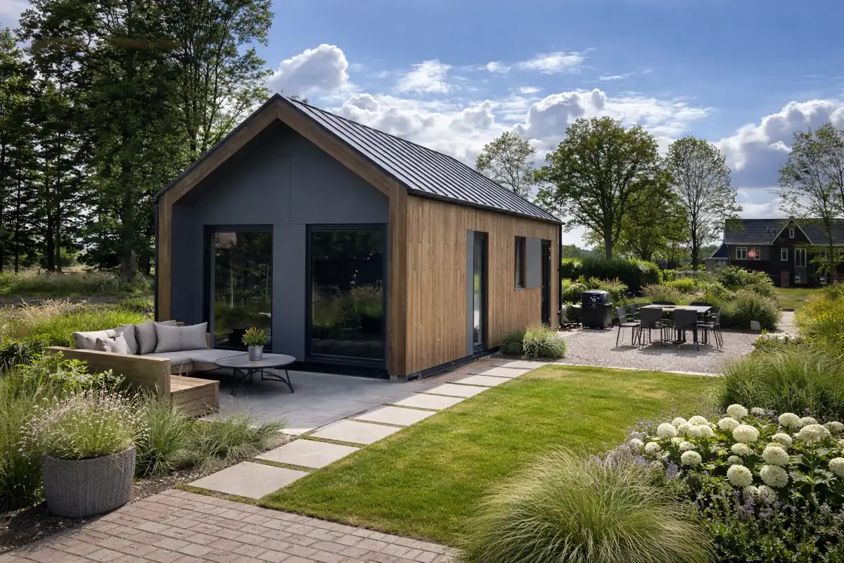 Vakantiewoning zakelijk project — gerealiseerd door BBS Systeembouw